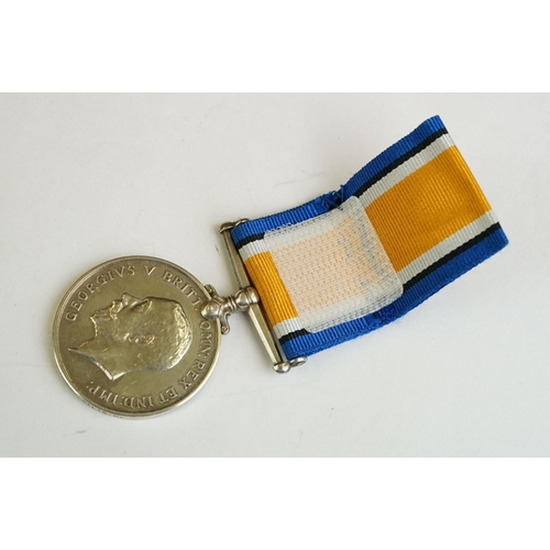 263 - A British World War One full size medal pair to include the Victory medal and the 1914-1918 British ... 