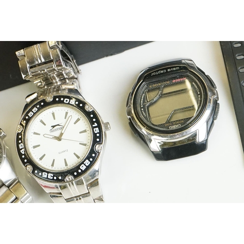 279 - A small collection of mixed wristwatches to include Sekonda and Casio examples.