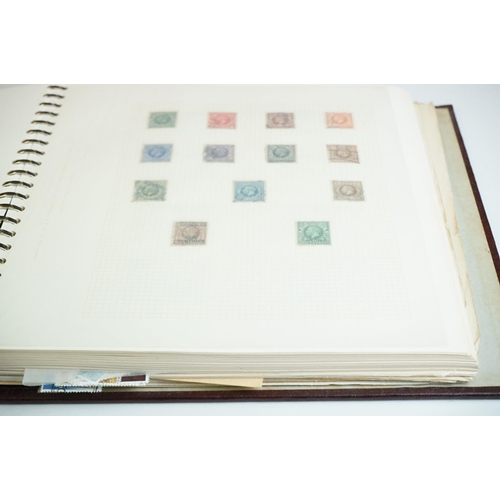 430 - Collection of mostly GB stamps within a modern album, to include Queen Victoria penny blacks, penny ... 