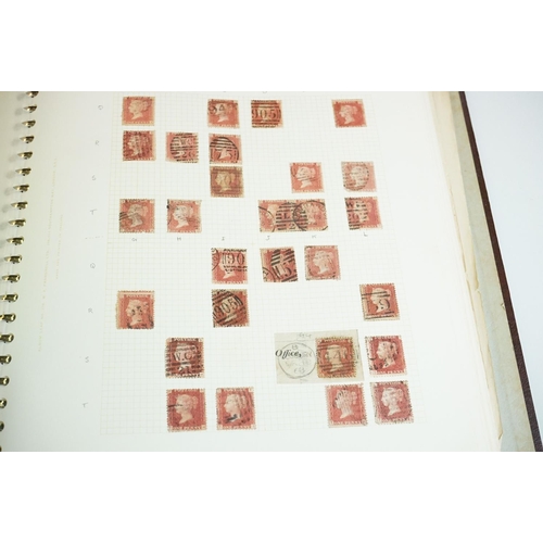 430 - Collection of mostly GB stamps within a modern album, to include Queen Victoria penny blacks, penny ... 