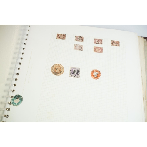 430 - Collection of mostly GB stamps within a modern album, to include Queen Victoria penny blacks, penny ... 