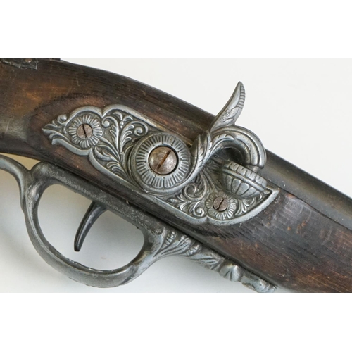 292 - Pair of vintage replica flintlock pistols