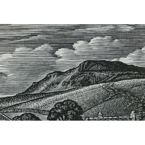 468 - Howard Phipps RWA, SWE (b.1954) Artists Proof  Engraving titled ' Pen-y-Gwent ' and dated 2003, 7.5c... 