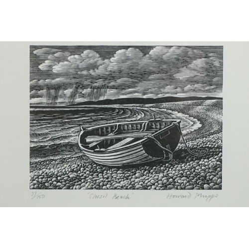 468 - Howard Phipps RWA, SWE (b.1954) Artists Proof  Engraving titled ' Pen-y-Gwent ' and dated 2003, 7.5c... 