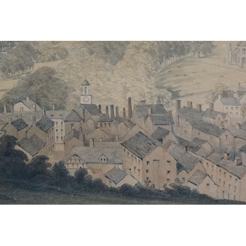 495 - W Poole (19th century) Continental scene, enscribed verso ' View taken from Han Groft '(?) watercolo... 