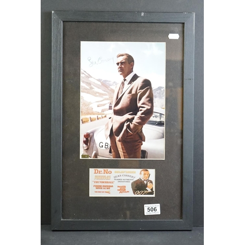 506 - Sean Connery - Signed Photographic image of Sean Connery as James Bond bearing his Signature / Autog... 