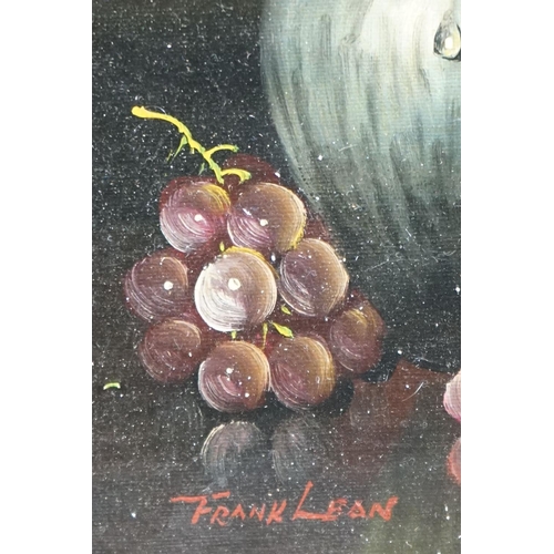 511 - Oil painting, still life, signed, 19cm x 24cm