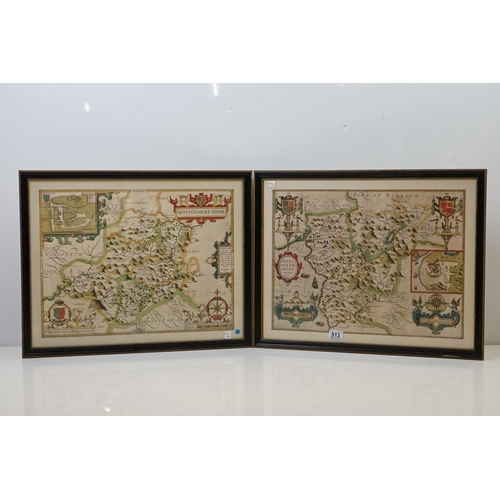 513 - Merionethshire - Speed (John), described George Humble, circa 1627, hand coloured, engraved map, lar... 