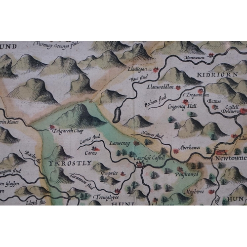 513 - Merionethshire - Speed (John), described George Humble, circa 1627, hand coloured, engraved map, lar... 