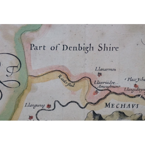 513 - Merionethshire - Speed (John), described George Humble, circa 1627, hand coloured, engraved map, lar... 