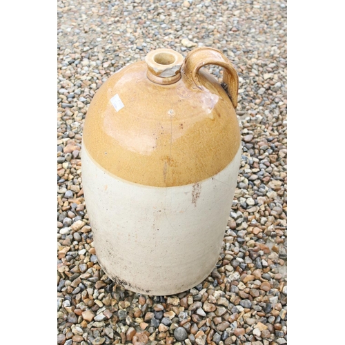 533 - Large salt glaze jar, stamped ' Price Bristol ', 57cm high