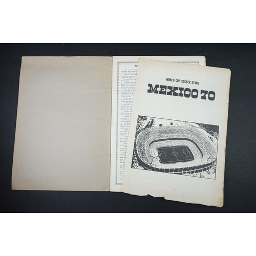 432 - Two FKS football sticker albums, to include Mexico 70 (complete) & Soccer Stars In Action 1969-70 (a... 