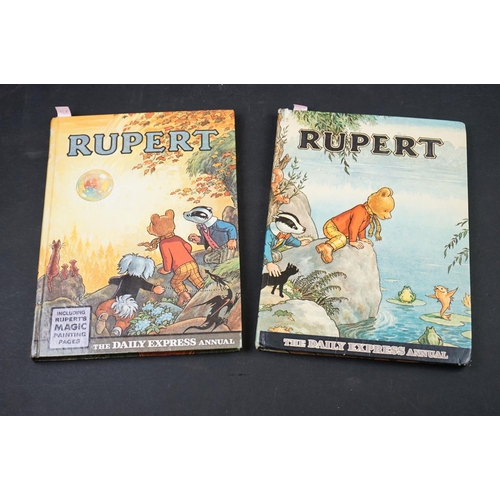 440 - Run of 12 Rupert The Bear Annuals 1968 - 1979