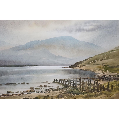 460 - Keith Burtonshaw (1930 - 2008) Watercolour titled to verso ' Crummock Water ', signed lower right, 3... 