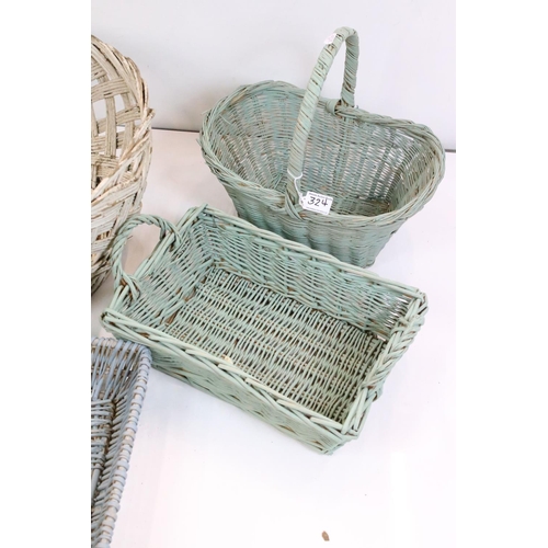 324 - Group of four baskets