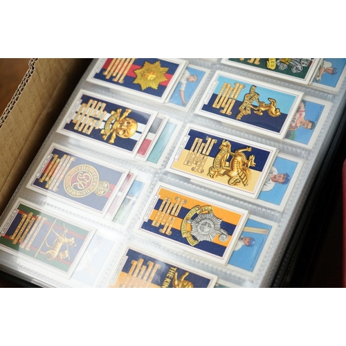 421 - Cigarette cards - Approx. 60 sets in modern binders, varying subjects, to include Churchman, Gallahe... 