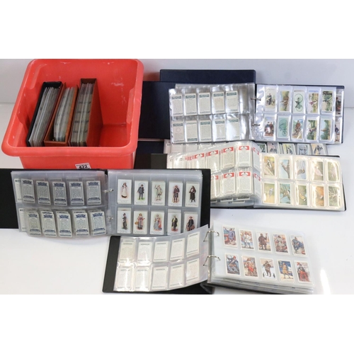 422 - Cigarette / Trade cards - Approx. 60 sets in modern binders, varying subjects, to include Players, R... 