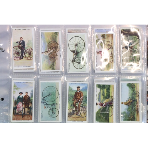 422 - Cigarette / Trade cards - Approx. 60 sets in modern binders, varying subjects, to include Players, R... 