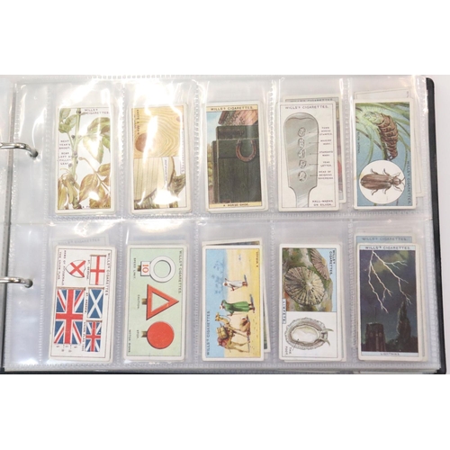 424 - Cigarette cards - Approx. 60 varied Wills sets in modern binders