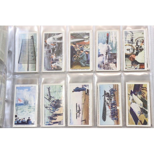 424 - Cigarette cards - Approx. 60 varied Wills sets in modern binders