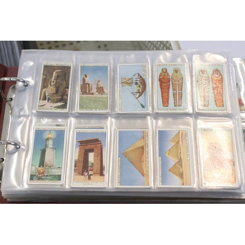 424 - Cigarette cards - Approx. 60 varied Wills sets in modern binders