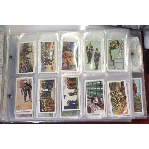 424 - Cigarette cards - Approx. 60 varied Wills sets in modern binders