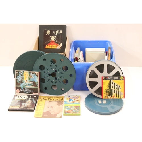 Collection of over 50 feature film Super 8 film reels, to include Star  Wars, Dr Who - Daleks Invasio