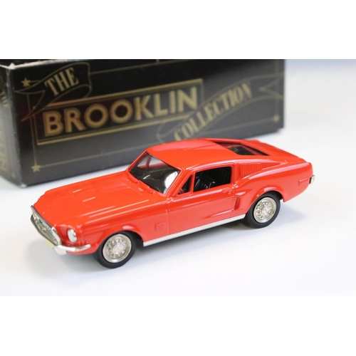 1026 - Four Boxed Brooklin Models 'The Brooklin Collection' 1/43 metal models to include BRK 28 1957 Mercur... 