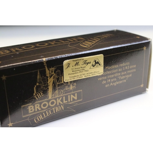 1026 - Four Boxed Brooklin Models 'The Brooklin Collection' 1/43 metal models to include BRK 28 1957 Mercur... 