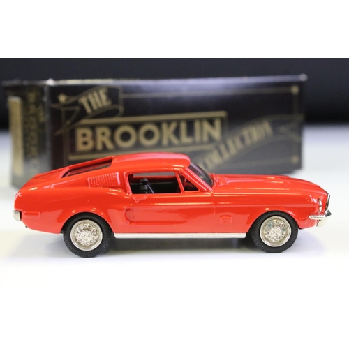 1026 - Four Boxed Brooklin Models 'The Brooklin Collection' 1/43 metal models to include BRK 28 1957 Mercur... 