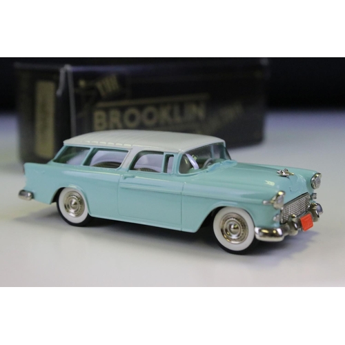 1026 - Four Boxed Brooklin Models 'The Brooklin Collection' 1/43 metal models to include BRK 28 1957 Mercur... 