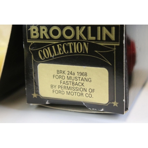 1026 - Four Boxed Brooklin Models 'The Brooklin Collection' 1/43 metal models to include BRK 28 1957 Mercur... 