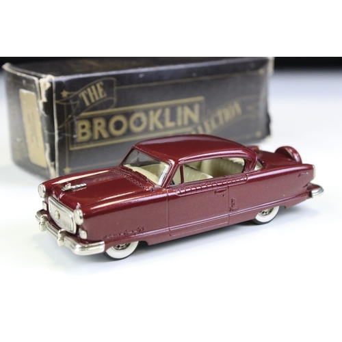 1027 - Four Boxed Brooklin Models 'The Brooklin Collection' 1/43 metal models to include BRK 22 1958 Edsel ... 