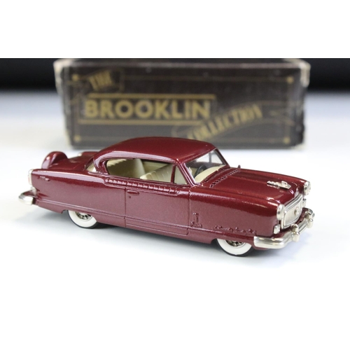 1027 - Four Boxed Brooklin Models 'The Brooklin Collection' 1/43 metal models to include BRK 22 1958 Edsel ... 