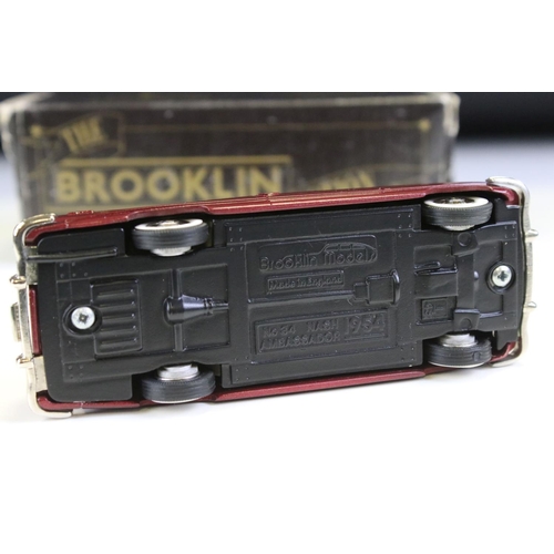 1027 - Four Boxed Brooklin Models 'The Brooklin Collection' 1/43 metal models to include BRK 22 1958 Edsel ... 