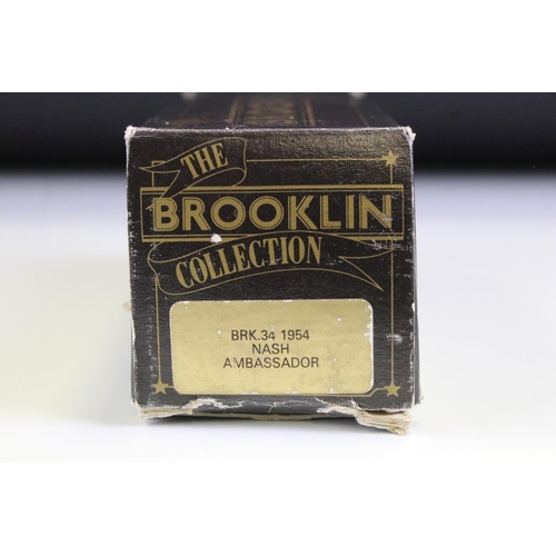 1027 - Four Boxed Brooklin Models 'The Brooklin Collection' 1/43 metal models to include BRK 22 1958 Edsel ... 