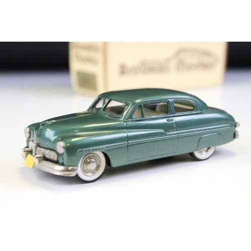 1032 - Four boxed 1/43 Brooklin Models metal models to include BRK. 15 1949 Mercury 2 Door Coupe, BRK 56 19... 