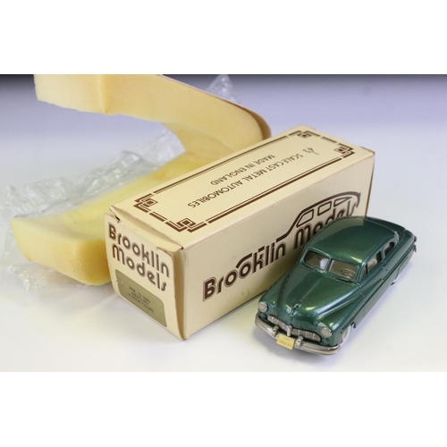 1032 - Four boxed 1/43 Brooklin Models metal models to include BRK. 15 1949 Mercury 2 Door Coupe, BRK 56 19... 