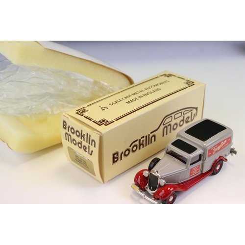 1032 - Four boxed 1/43 Brooklin Models metal models to include BRK. 15 1949 Mercury 2 Door Coupe, BRK 56 19... 