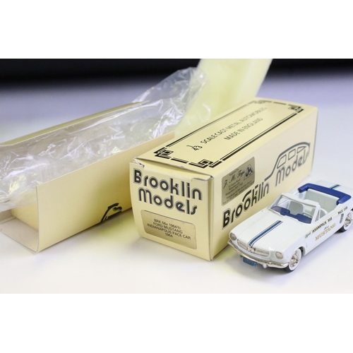 1032 - Four boxed 1/43 Brooklin Models metal models to include BRK. 15 1949 Mercury 2 Door Coupe, BRK 56 19... 