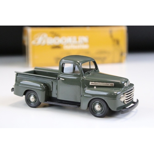 1034 - Four Boxed Brooklin Models 'The Brooklin Collection' 1/43 metal models to include BRK. 76 1948 ford ... 