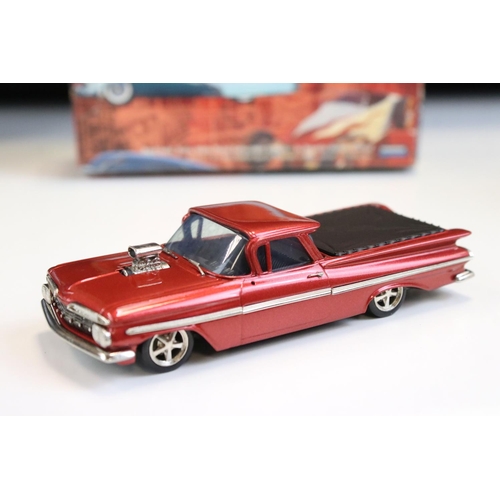 1035 - Four Boxed Brooklin Models Metal Models to include 2 x 1:43 Hot Rod Magazine (HR 01 1961 Chevrolet I... 