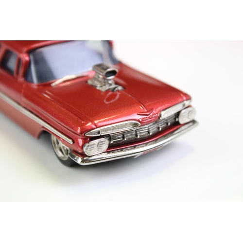 1035 - Four Boxed Brooklin Models Metal Models to include 2 x 1:43 Hot Rod Magazine (HR 01 1961 Chevrolet I... 