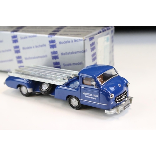 1035 - Four Boxed Brooklin Models Metal Models to include 2 x 1:43 Hot Rod Magazine (HR 01 1961 Chevrolet I... 