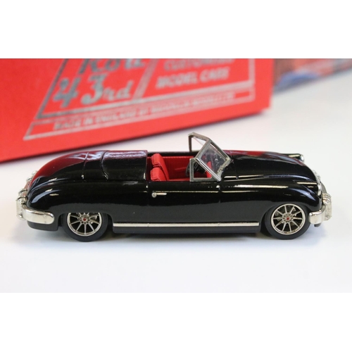 1035 - Four Boxed Brooklin Models Metal Models to include 2 x 1:43 Hot Rod Magazine (HR 01 1961 Chevrolet I... 