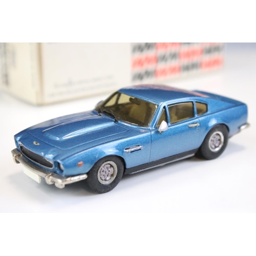 1036 - Four boxed 1/43 Western Models metal models to include WP109 Aston Martin, WMS 55 1974 Checker Cab (... 