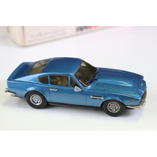 1036 - Four boxed 1/43 Western Models metal models to include WP109 Aston Martin, WMS 55 1974 Checker Cab (... 