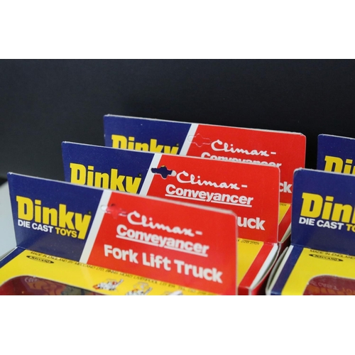 1238 - Ex Shop Stock Dinky - 16 Boxed Dinky 404 Climax Conveyancer Fork Lift Truck diecast models, ex with ... 