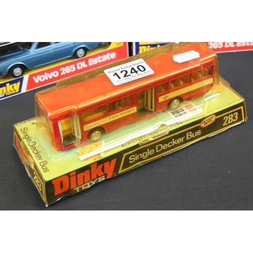 1240 - Ex Shop Stock Dinky - 14 Boxed Dinky diecast models to include 6 x 732 Bell Police Helicopter (2 x v... 