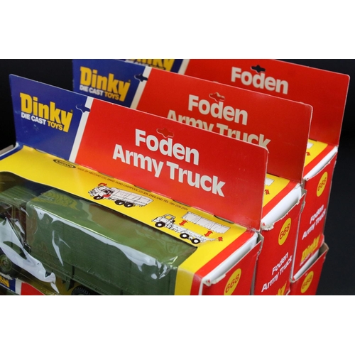 1241 - Ex Shop Stock Dinky - 15 Boxed Dinky 668 Foden Army Truck diecast models, diecast ex, boxes show som... 